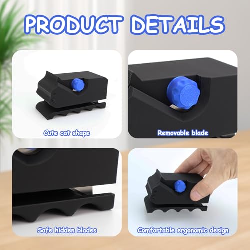 Kartonschneider für Katzenkratzbretter 3D Gedruckter Cutter für Katzenkratzbett Katzenförmige Kartonschneider für Kratzkarton Kartonstreifen Strip Schneidemaschine