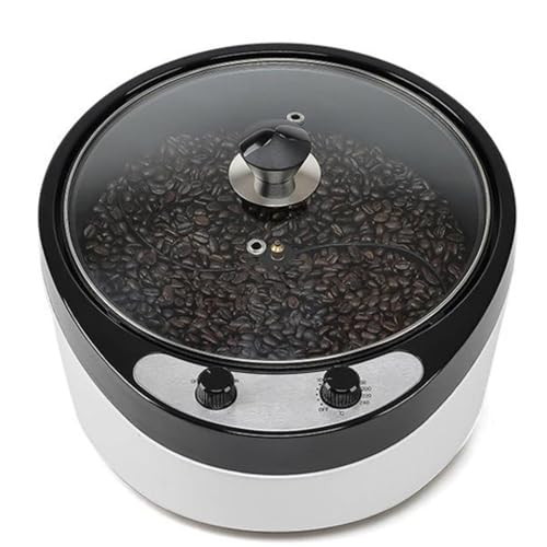 XoTiq Tostadora eléctrica de Granos de café, tostadores de café de 1800 W para Uso doméstico, Ajuste de Temperatura de 0-240 ℃ y Temporizador 110-120 V, máquina para Hornear para Estufas para Hornear