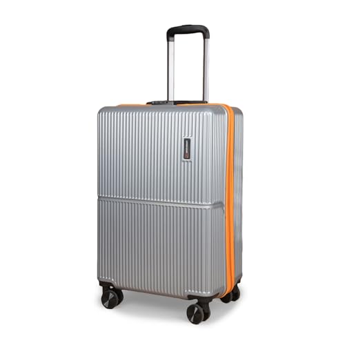 Image of Move-Meant Cabin Polycarbonate Hard Shell Glide Small 55Cm Suitcase 8 Wheels Number Lock Poly Carbonate MAT. Grey for Men & Women | 360 Degree Wheeling System Luggage | Trolley Bags for Travel