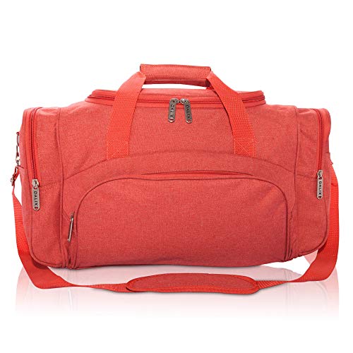 DALIX Signature Travel or Gym Duffle Bag in Red