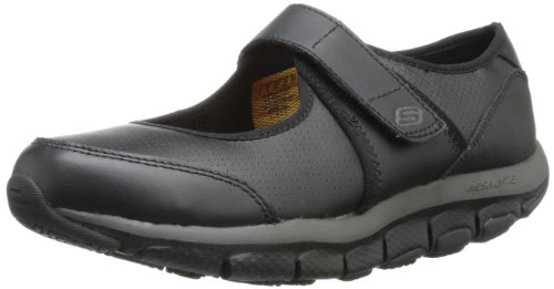 Skechers for Work Women's Liv SR Suncap Work Shoe,Black,7.5 M US