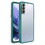 coque etanche galaxy s7 Protection contre les chutes LifeProof SEE Coque pour Samsung Galaxy S21+ 5G, Antichoc, résistant aux chutes jusqu\'à 2 mètres, protection mince, transparente fine, fabriquée de manière durable, Transparent/Vert