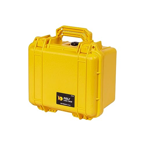 Valise antichoc PELI 1300 étanche IP67 jaune pour appareil photo