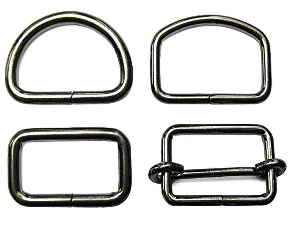 Amazon.co.jp: 幅20mmブラック金具(角カン・Dカン・コキカン）4種類  