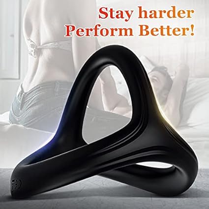 Anillo triangular para pene – Anillo de silicona para el pene juguetes sexuales para hombres, anillos elásticos para hombres para una erección más larga, juguetes sexuales para hombres, juguetes
