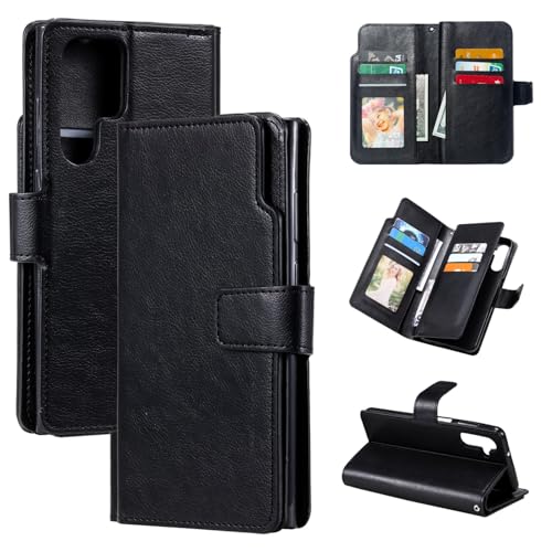 Étui pour Samsung S23 Plus noir idéal pour voyager léger avec vos cartes et billets