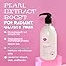 Luseta Glossy Pearl Shampoo for Smoothing and Nourishing Frizzy, Moisturizing Shampoo with Pearl Extract, Awakening shine for Dull hair 16.9 fl.oz.