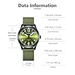 CIVO Military Watch for Men Waterproof: Analog Mens Watches Classic Design - Field Wrist Watches for Man - Tactical Quartz Watches - Image 3