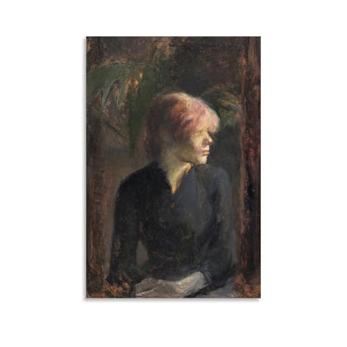 Affiche Toulouse-Lautrec Carmen Gaudin déco salon estampe impressionniste 40x60