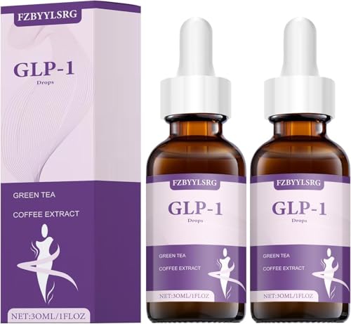 FZBYYLSRG GLP-1 Supplement Drops for Women and Men, Fast and Easy to Use-2PCS