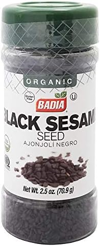 Badia Organic Black Sesame Seeds, 2.5-Ounce