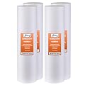 iSpring FP25BX4 High Capacity 20” x 4.5” Water Replacement Cartridge Fine Sediment Filter, 4 pieces / 5 microns, White, 4 Count