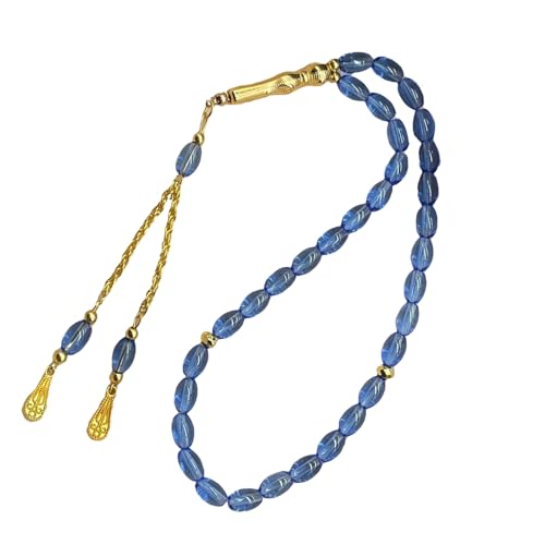 ȉ~`̃CXk̋Fr[Ymisbaha Dhikr Beads Tasbih With Gold