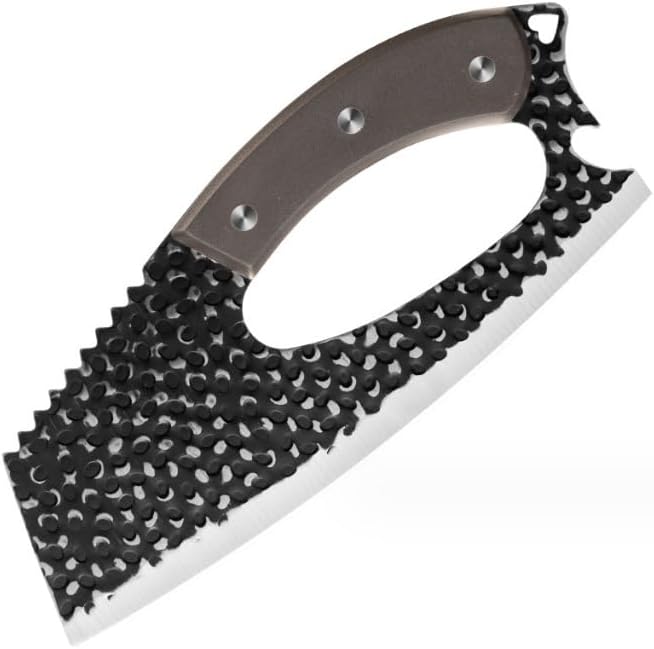 Meat Cleaver,Cleaver Knife High Carbon Steel Slicing Knives Household Kitchen Knife Cooking Knife Multi-use Cleaver Knife Portable Knife