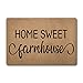 Funny Welcome Floor Mats for House Decor House Warming Home Sweet Farmhouse Personalized Monogram Kitchen Rugs and Mats with Anti-Slip Rubber Back Novelty Prank Gift Mat(23.7 X 15.9 in)