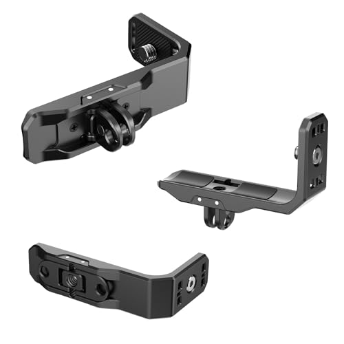 Image of Horizontal Mount Bracket for Insta 360 X5 Accessories | L Bracket with 1 /4 inch Screw Hole and Foldable Interface Adapter for Insta 360 X5 Mount