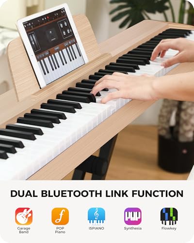 Fesley FEP300 Weighted Piano Keyboard 88 Keys: Full Size Electric Keyboard Piano thumb #5