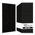 Olanglab Acoustic Wall Panels 10 Pack, 48 x 24 per Acoustic Panels Sound Absorbing, Sound Panels for Home Studio and Office, Plain Black
