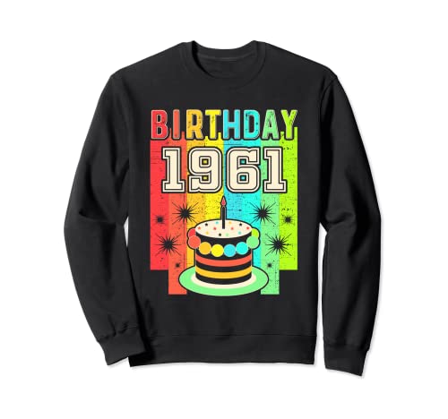 Camisetas vintage de 1961 para hombre, retro, divertidas, cumpleaños de 1961 Sudadera