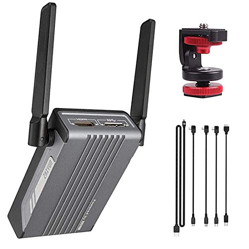 Zhiyun Wireless Image Transmission Transmitter for Camcorders DSLR Cameras 1080p HDMI Transmission to 3 Devices in a Distance of 100m 200ms Latency Real-time Monitoring Support Android & iOS 3D LUT