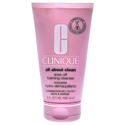 Clinique Rinse Off Foaming Cleanser For Unisex 5 oz Cleanser