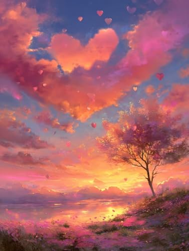 GSҌ DIY ANG̋hGLbgAPaint by NumbersqƑlnhhGXJCbhCeAyCgoCio[ G|XgXDIY`ACeA Ƃ̕ǂ̑A30x40cm/12x16C`(t[