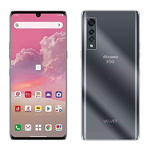 LG VELVET 5G スマートフォン 本体　L-52A　スマホ　白ロム Amazon | SIMフリー docomo LG VELVET L-52A [オーロラホワイト