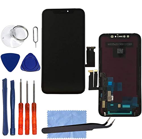 CELL4LESS LCD Touch Screen and Digitizer Assembly Kit for The iPhone XR 6.1 inch Display A1984, A2105, A2106 & A2108 Models (iPhone XR)