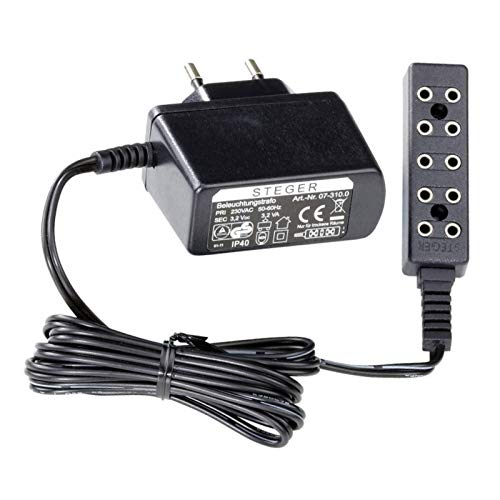 WITTKOWARE Krippen-/Puppenstuben-Netzteil, 3,2V, 3,2W, mit Box für Zwergstecker Cover