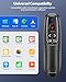2-in-1 USB Type C Presentation Clicker Wireless Presenter Remote Clicker for PowerPoint Presentations with Pointer, RF 2.4GHz USB C PowerPoint Clicker Slide Advancer for Computer/Mac/Laptop