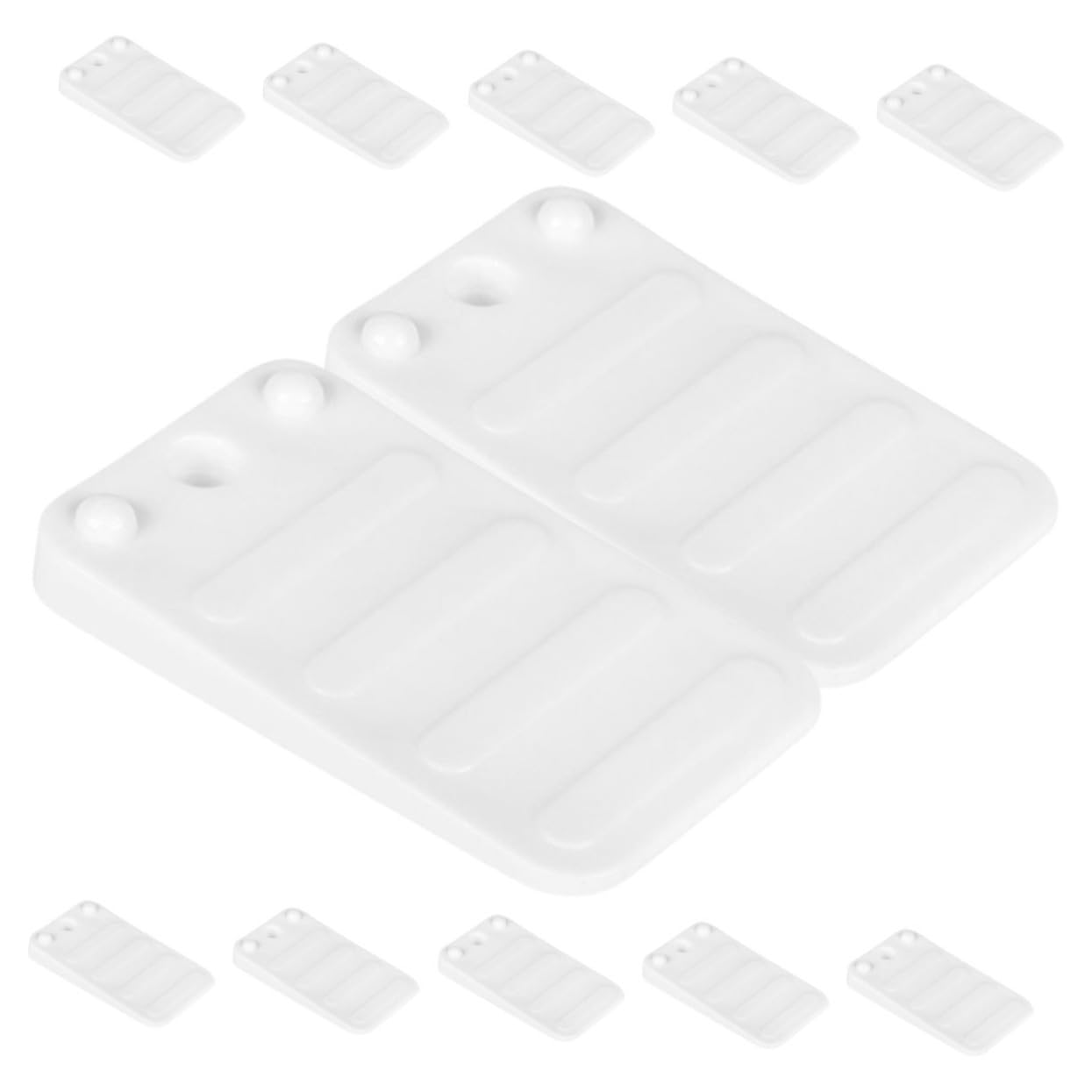 Mikikit Leveling Shims Pack 12 Pcs Furniture Leveler Shims for Leveling Table Wedges for Home Office