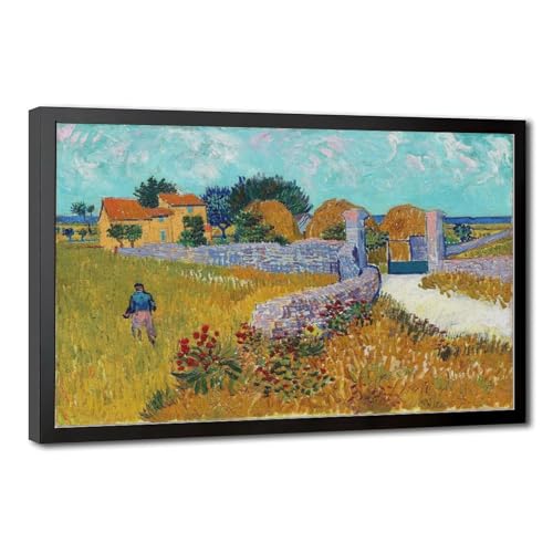 Impression sur toile Van Gogh Ferme en Provence haute définition