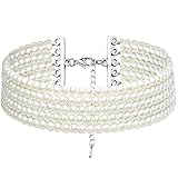 Material: Imitation Perlen und Metalllegierung.