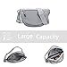 Fashion Crescent Moon Bag For Women & Men - Medium Nylon Shoulder Bag With Adjustable Strap, Lightweight & Foldable Design (Black)