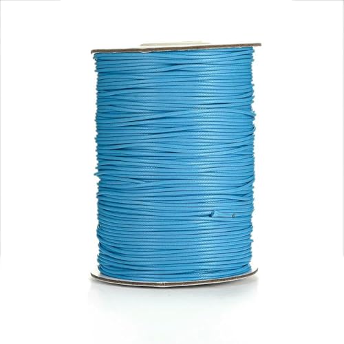 Cordón Encerado de Colores de 0,5/0,8/1,0/1,5/2,0 mm, Ideal para Pulseras de bisutería, 16 Unidades de 0,8 mm (20 Metros)