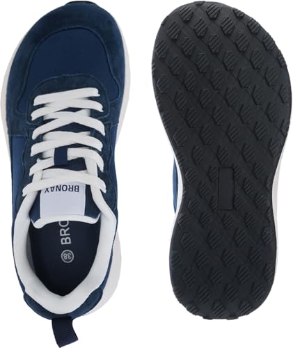 Image of BRONAX Women Wide Toe Box Athletic Casual Shoes Classic Design Sneakers S75