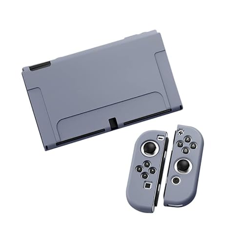Ryo楽々生活館 Switch 有機EL 対応 保護 ケース Joy-Con カバー 分離式 3点セット ドック対応 スイッチ 有機ELモデル 用 保護 カバー 装着簡単 TPU製 ソフト 耐衝撃 Switch 有機EL スイッチ有機ELモデル 対応 ケース