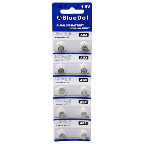 Baterías BlueDot Trading AG7 Alcalinas 1.5V Pack 10 miniatura 1