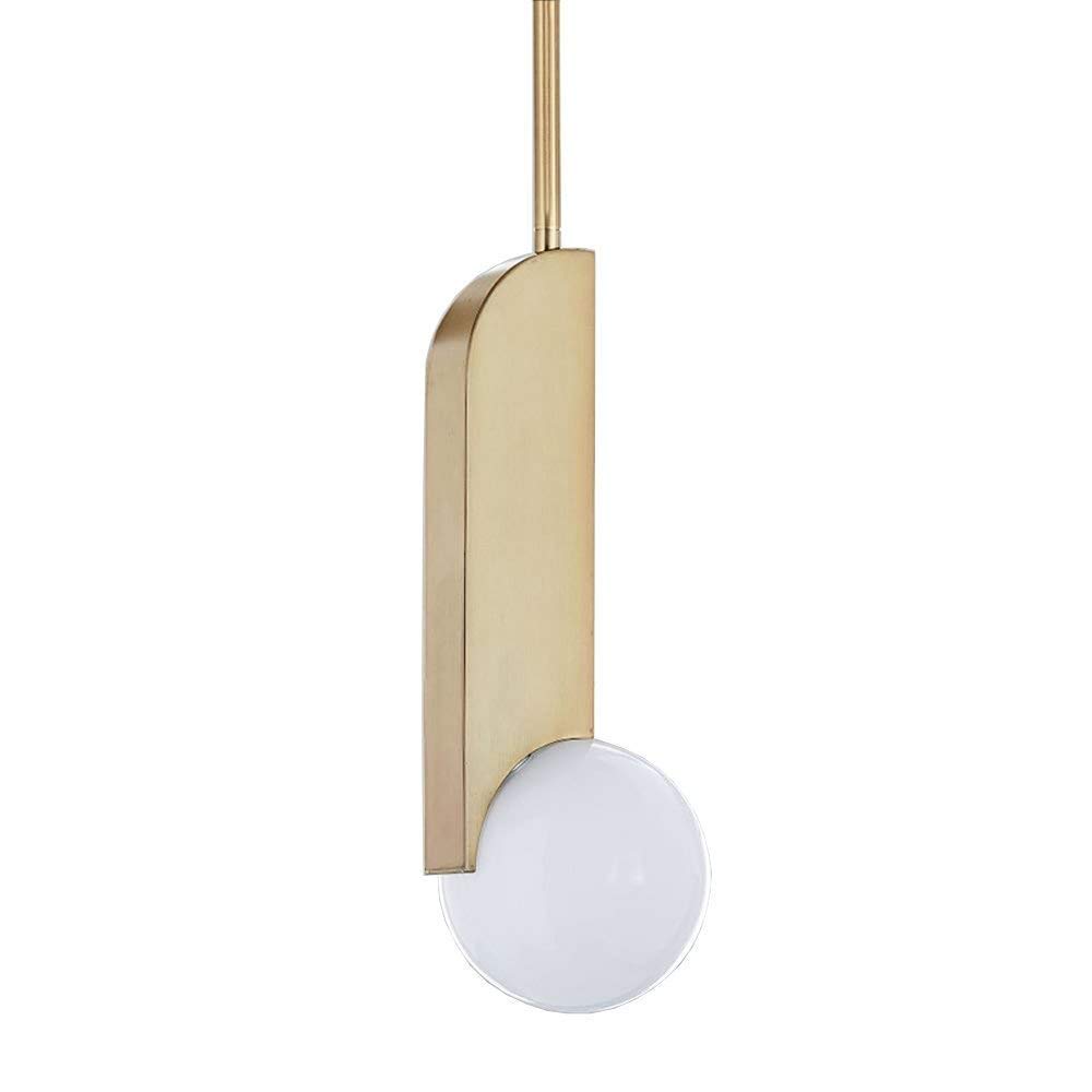 Suspension boule verre blanc opale pour éclairage de table de salle à manger