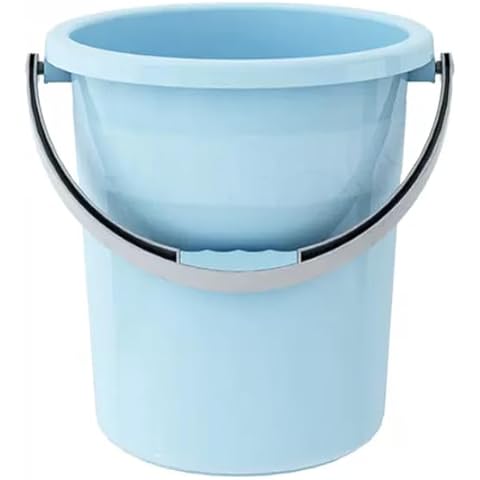 Mop Bucket for Cleaning - Plastic Car Wash Bucket with Grip Handle - Royal Blue Bucket Small Durable Plastic Pail for Fishing, Mopping, Cleaning Cover