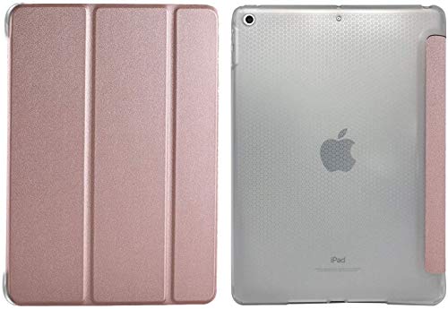 Image of DuraSafe Cases for iPad 7th 8th 9th Gen 2019 /2020 / 2021-10.2 Inch [iPad 9 8 7 ] A2602 A2270 A2197 MW762HN /A MW742HN /A MYLC2HN /A MYL92HN /A MK2L3HN /A Adjustable Stand Feature Case - Rose Gold