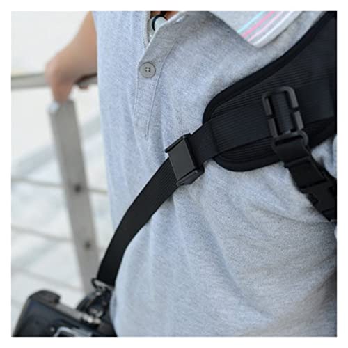 YXXJJ Kameragurt Schneller Schnell-Single-Schulter-Sling-Gürtel-Halsband schwarz einstellbar for die Kamera SLR DSLR… – Bild 7