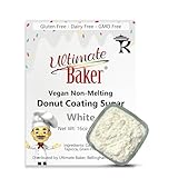 Ultimate Baker Vegan Dusting Powder, Non-Melting Snow Sugar for Donuts, Icing & Baking with a Smooth White Coating for Decorating & Finishing (16oz (1lb))