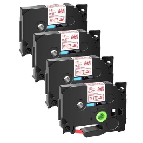 5pk 10pk�������x�����{���݊����̂���TZ FA231 TZE-FA231 TZE-FA3R FOR FABRIN TAPES���x���v�����^�[(4PK Red on White)