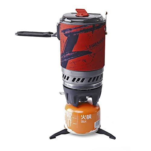 Fire-Maple Polaris Regulador de Presión Sistema de Cocina Hornillo Cmaping Portátile Acampada al Aire Libre Estufa de Camping Gas con Piezoeléctrico Quemador para Picnic Mochilero