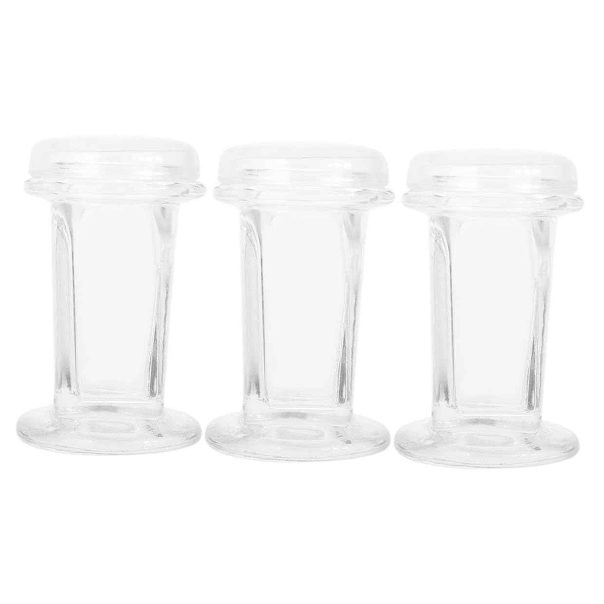 3 Unidades Frasco de Tinción Tapa de Vidrio, 60ml para Laboratorio