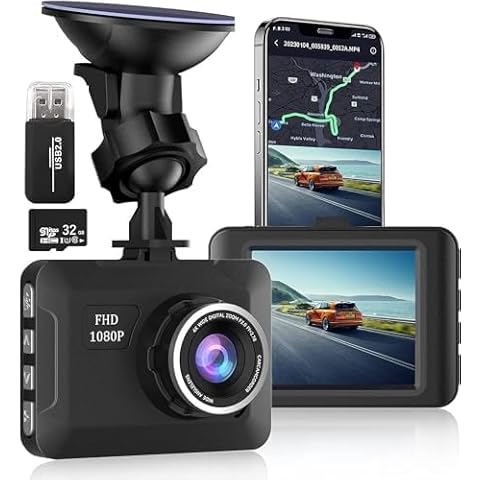 Caméra de Tableau de Bord 1080P Cover