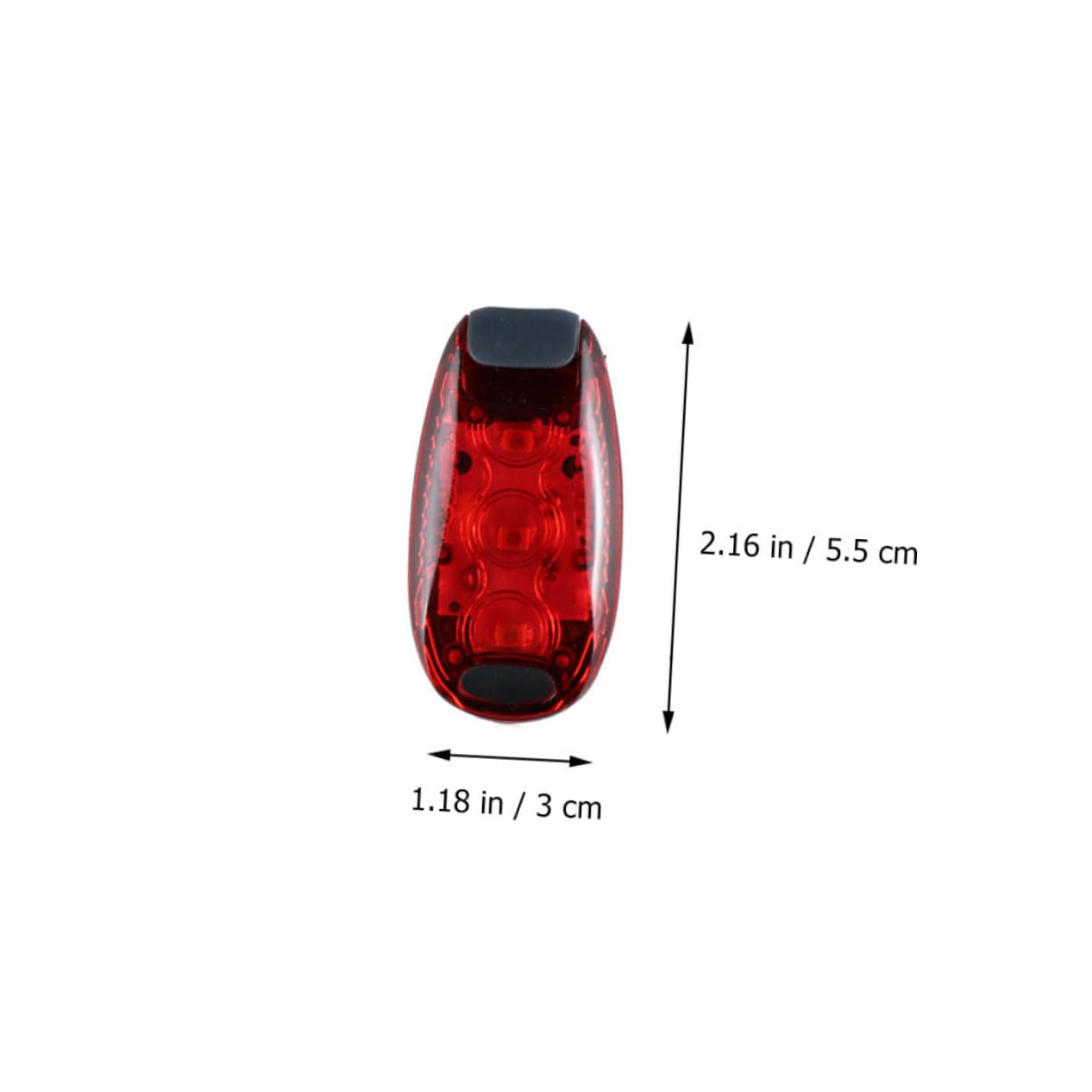 Abaodam Outdoor LED Night Running Lights Backpack Helmet Light for Runners Biking Hiking LEDs Power Saving Safety Gear for Low Light Activities