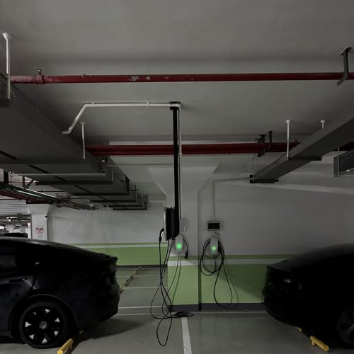 Borne de recharge pour véhicule électrique support plafond robuste