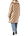 Amazon Essentials Women's Heavyweight Diamond Quilted Knee Length Puffer Coat, Metallic Taupe, Medium